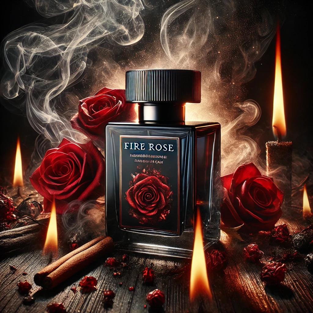 Fire Rose Artisanal Perfume Oil: The Bold Fusion of Oud, Rose, and Incense